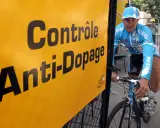 Erik Zabel heute vor der Anti-Doping-Kontrolle beim Tour de France.