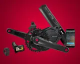 Shimano EP8 Motor-System mit Akku, Kurbelgarnitur, Display und Smartphone-App für individuelle E-Bike-Einstellungen.