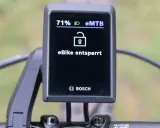 Bosch eBike Lock: eBike entsperrt, 71% Akku. Positive Bosch e-bike lock erfahrungen mit dem entsperrten eMTB.