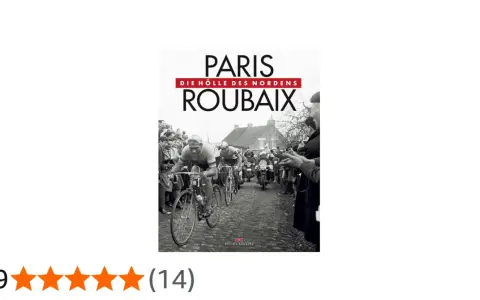 Radfahrer kämpfen sich durch Kopfsteinpflaster, die Hölle des Nordens: Paris-Roubaix.